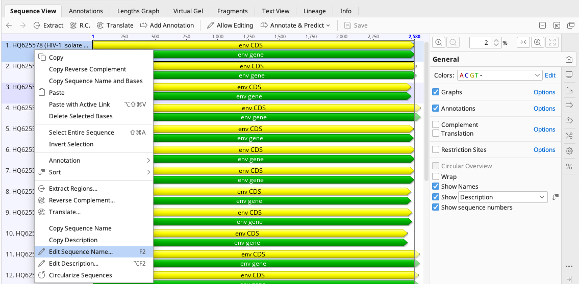 Geneious Prime_Sequence View_コントロールパネル_グラフオプション_コンティグ