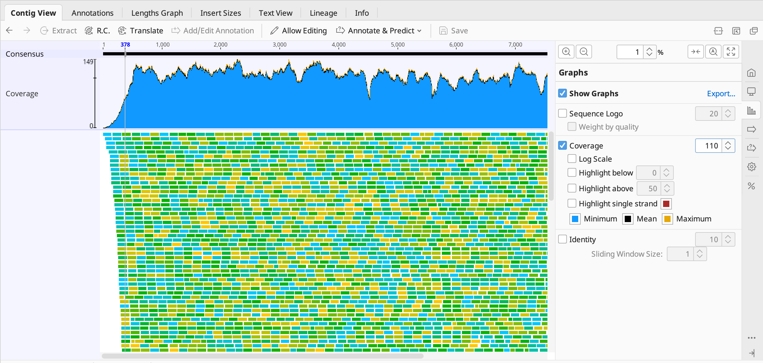 Geneious Prime_Sequence View_コントロールパネル_グラフオプション_コンティグ