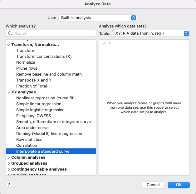 GraphPad Prism_標準曲線による補間_RIA_ELISA_パラメータ1